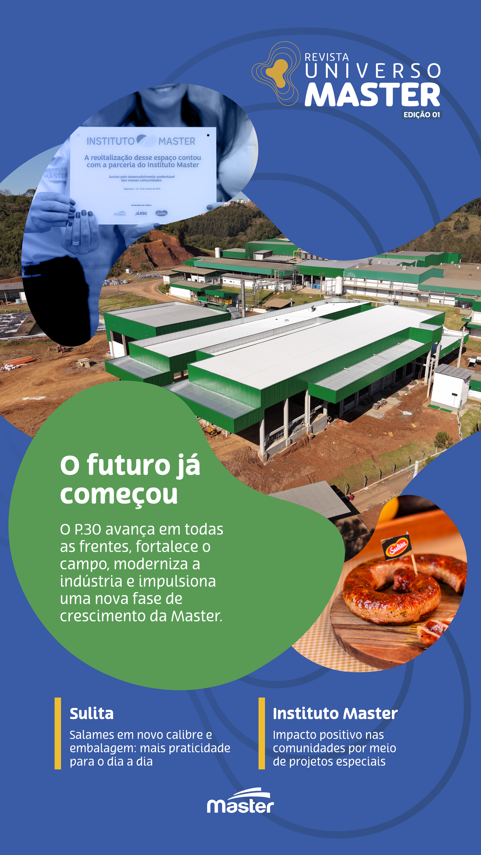 Capa da revista Universo Master — Edição 01